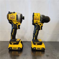 AS-IS- DEWALT ATOMIC 20-Volt MAX Lithium-Ion Cordless Combo Kit