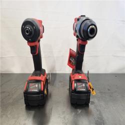 AS-IS- Milwaukee FUEL 18V Lithium-Ion Brushless Cordless Hammer Drill and Impact Driver Combo Kit