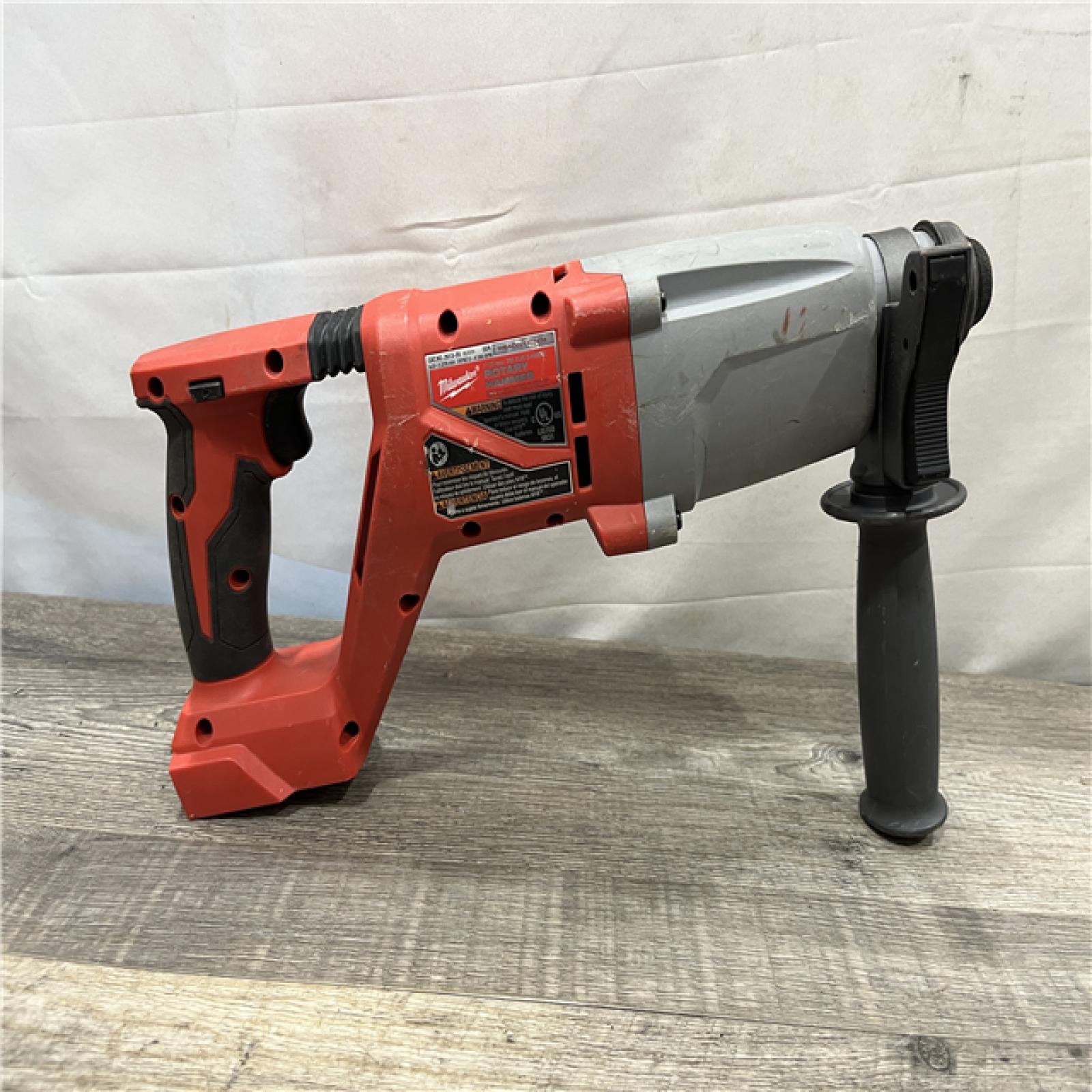 AS-IS Milwaukee 18V Lithium-Ion Brushless Cordless 1 in. SDS-Plus D-Handle Rotary Hammer (Tool-Only)