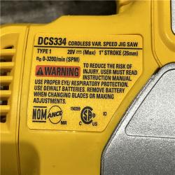 AS-IS DEWALT 20V MAX XR Cordless Brushless Jigsaw (Tool Only)
