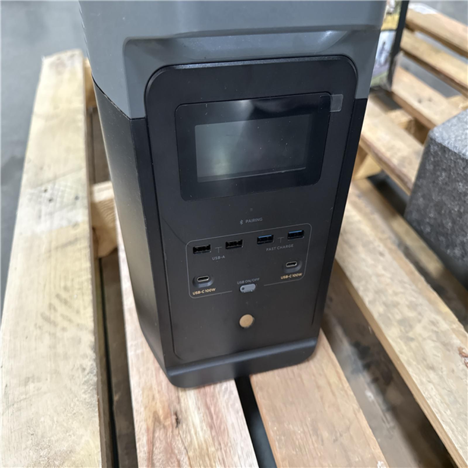 California AS-IS Ecoflow 2700 Battery Generator; Appears in Excellent Condition