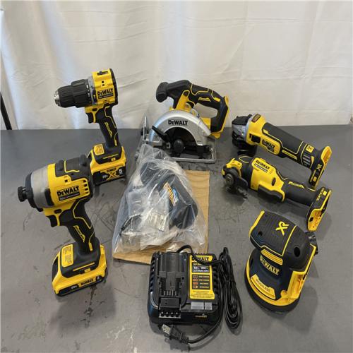 AS-IS - DEWALT 20-Volt MAX ToughSystem Lithium-Ion 6-Tool Cordless Combo Kit