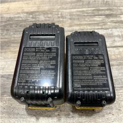 AS-IS DEWALT 20V MAX Lithium-Ion Battery Kit with 5.0Ah and 2.0Ah Battery and Charger