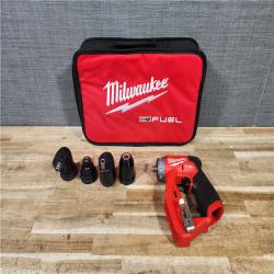 HOUSTON LOCATION - AS - IS Milwaukee FUEL 12V Lithium-Ion Brushless Cordless 4-in-1 Installation 3/8 in. Drill Driver with 4 Tool Head (Tool-Only)