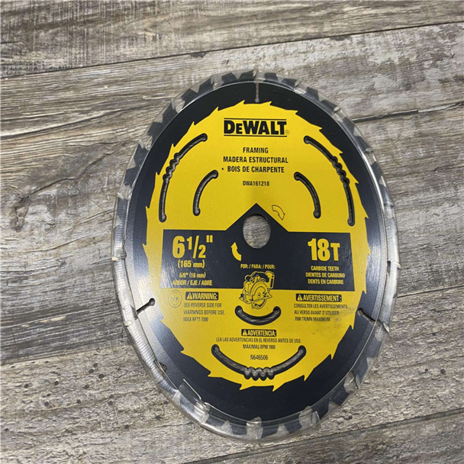 AS-IS DEWALT 20-Volt MAX Lithium-Ion Cordless 6-1/2 in. Circular Saw (Tool-Only)