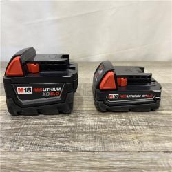 AS-IS Milwaukee 18-Volt Lithium-Ion Starter Kit with One 5.0 Ah and One 2.0 Ah Battery and Charger