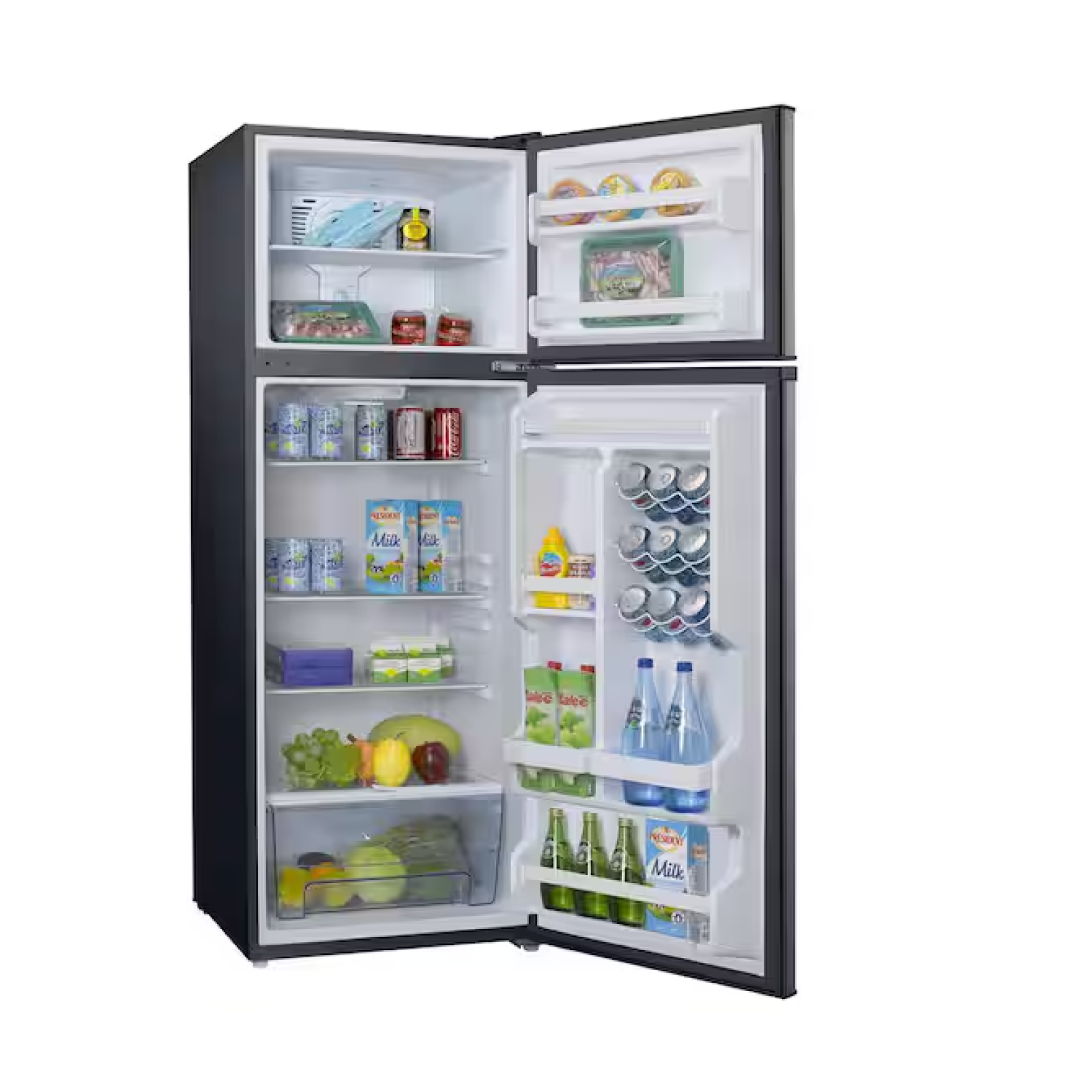 DALLAS LOCATION- NEW! GALANZ12 cu. ft. Top Freezer Refrigerator with Dual Door