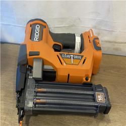 AS-IS RIDGID 18V Brushless Cordless 18-Gauge 2-1/8 in. Brad Nailer (Tool Only)