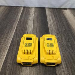 AS-IS DEWALT 20V MAX Lithium-Ion 2. 0Ah Battery (2-Pack)