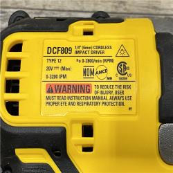 AS-IS DEWALT Atomic 20V Max Lithium-Ion Brushless Cordless Compact 1/4 in. Impact Driver Kit