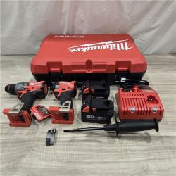 AS-IS MILWAUKEE FUEL 18V Cordless Hammer Drill and Impact Driver Combo Kit