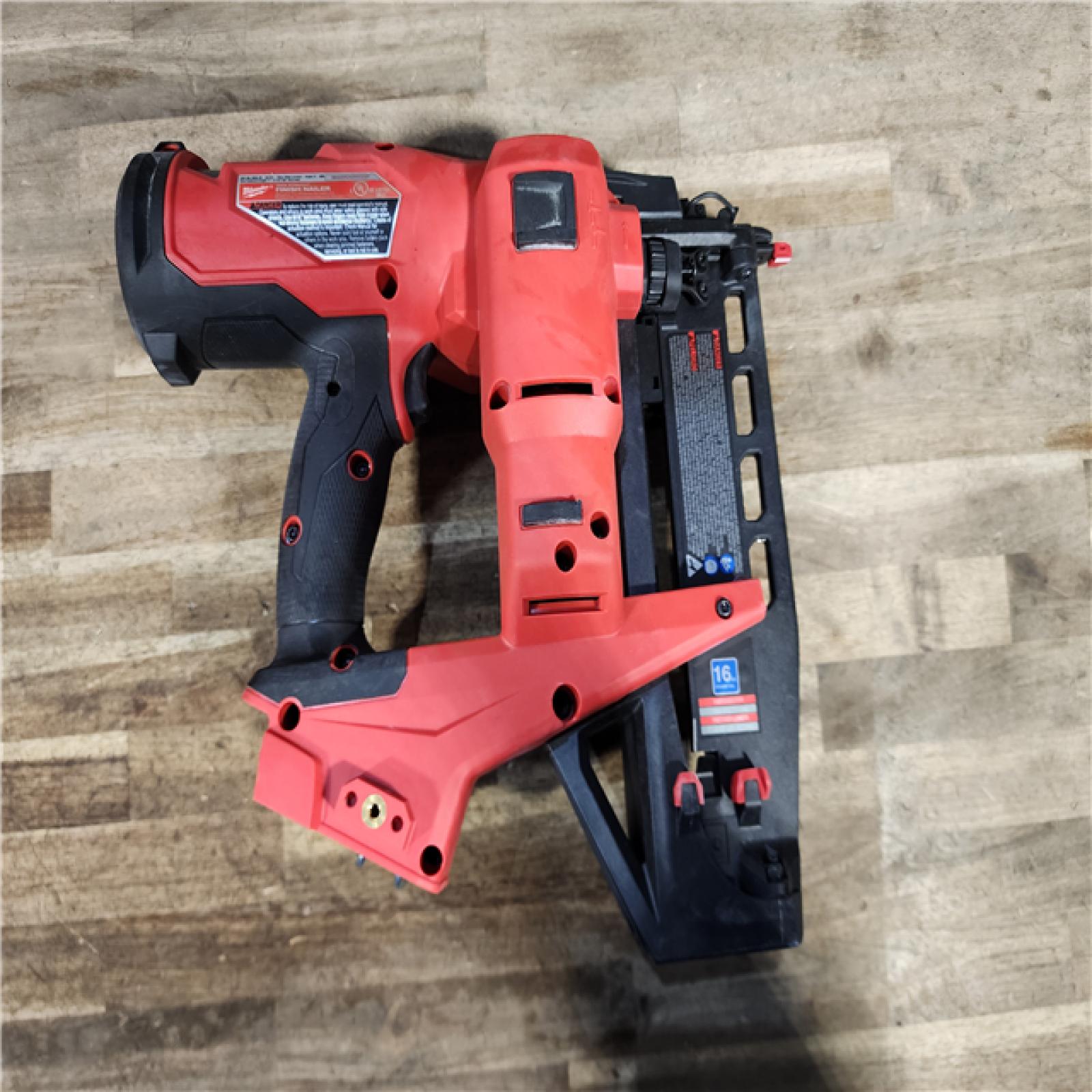 HOUSTON LOCATION - AS-IS MILWAUKEE 16 GAUGE STRAIGHT FINISH NAILER (TOOL ONLY)