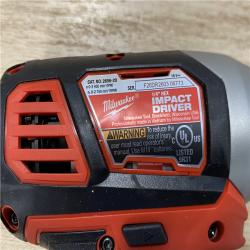 AS-IS Milwaukee 18V Lithium-Ion Cordless 1/4 in. Hex Impact Driver (Tool-Only)