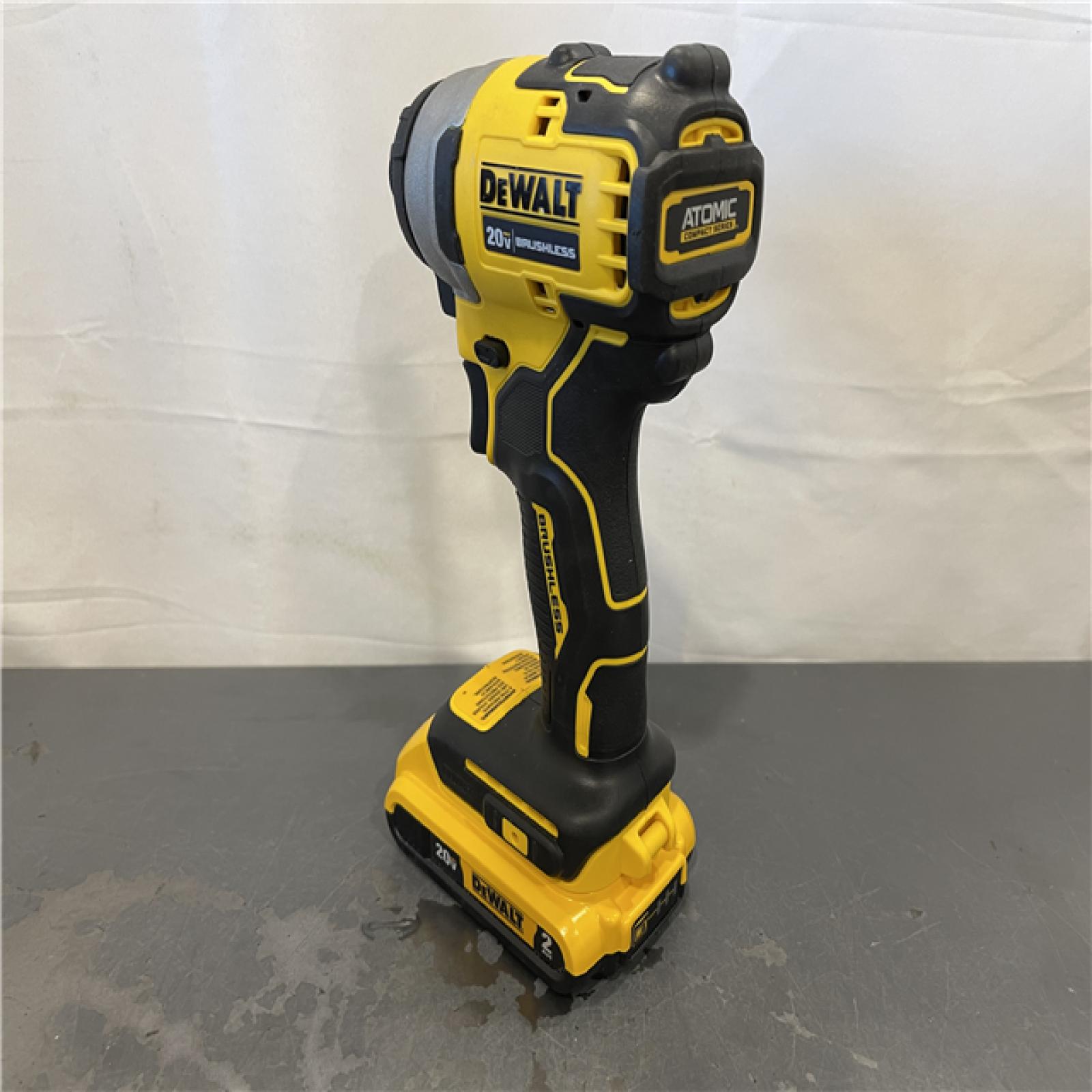 AS-IS - DeWALT ATOMIC 20V Max Lithium-Ion Brushless Cordless Compact 1/4 in. Impact Driver Kit