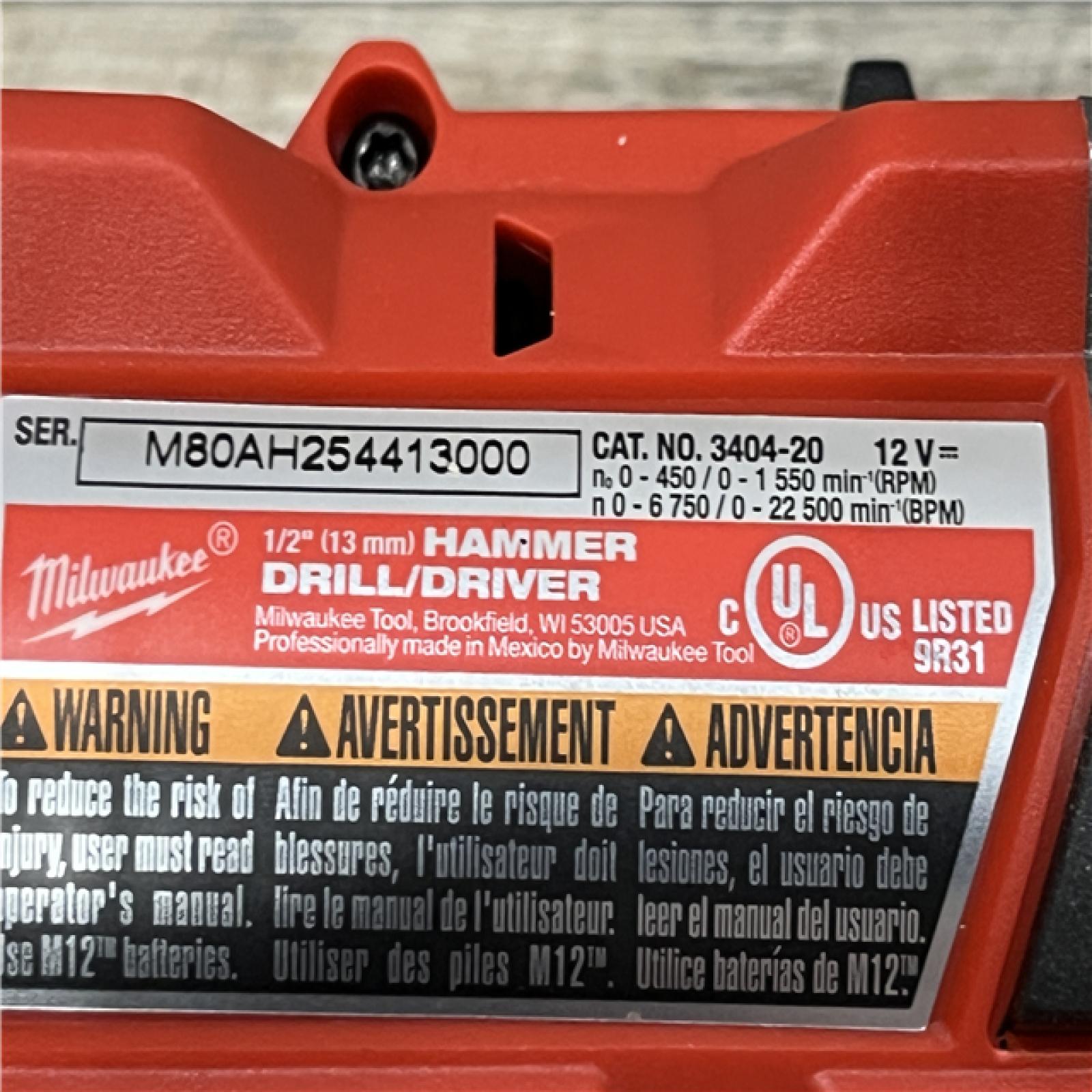 AS-IS Milwaukee FUEL 12-Volt Lithium-Ion Brushless Cordless Hammer Drill and Impact Driver Combo Kit