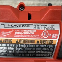 AS-IS Milwaukee FUEL 12-Volt Lithium-Ion Brushless Cordless Hammer Drill and Impact Driver Combo Kit