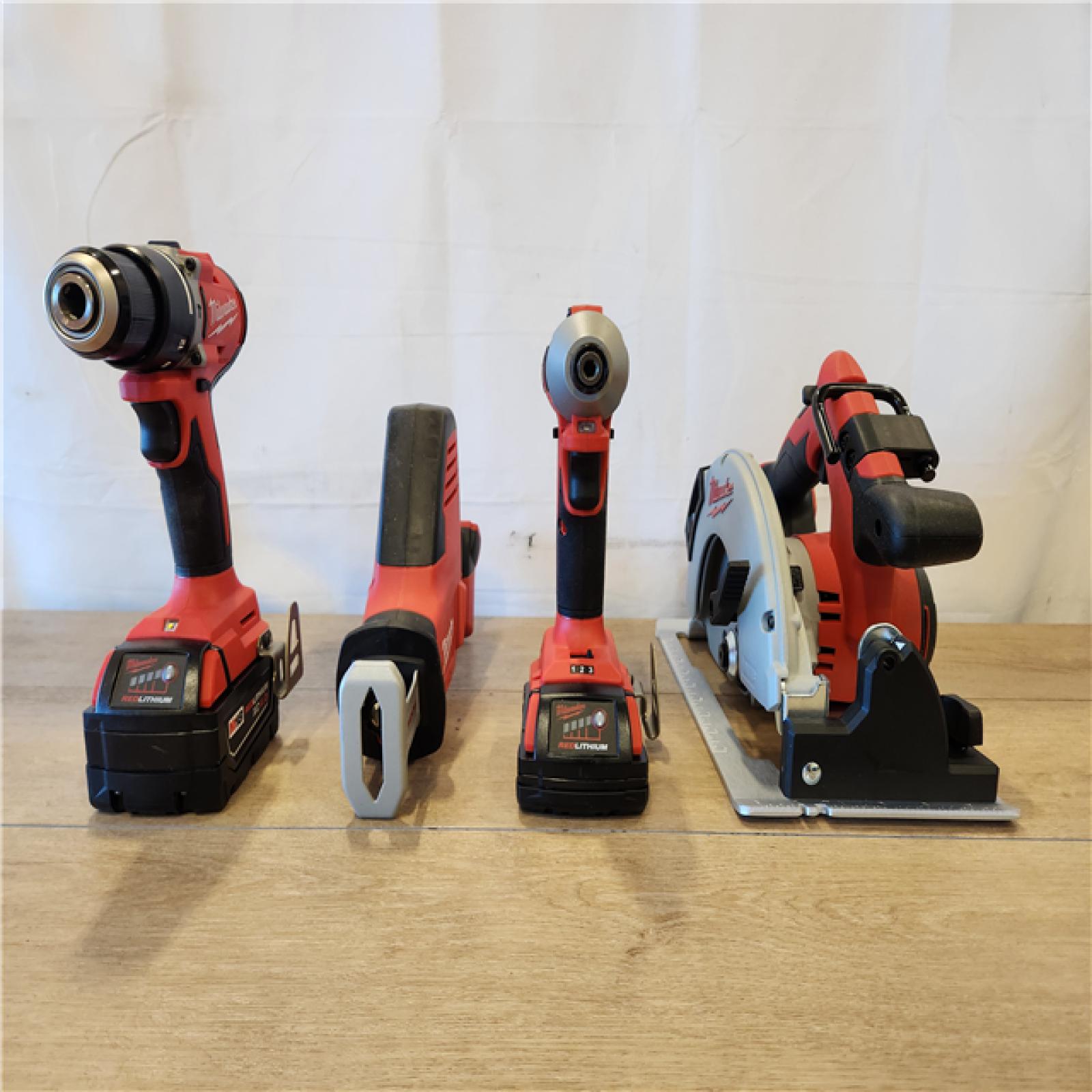 AS-IS- Milwaukee M18 4-Tool Combo Kit