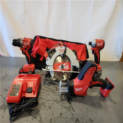 AS-IS- Milwaukee M18 4-Tool Combo Kit
