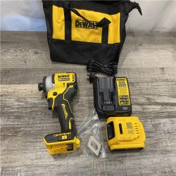 AS-IS DEWALT Atomic 20V Max Lithium-Ion Brushless Cordless Compact 1/4 in. Impact Driver Kit