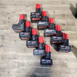 HOUSTON LOCATION - AS-IS MILWAUKEE BATTERY PACK QTY - 20
