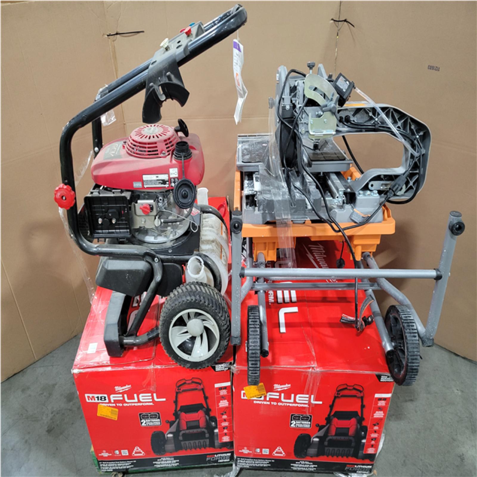 CALIFORNIA AS-IS OUTDOOR POWER EQUIPMENT