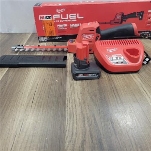 AS-IS Milwaukee M12 FUEL 8inch Hedge Trimmer