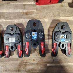 HOUSTON LOCATION - AS-IS (APPEARS LIKE NEW) Milwaukee 2922-22M M18 FORCE LOGIC Press Tool Kit W/ One-Key with 1/4 -7/8 Streamline ACR Jaws