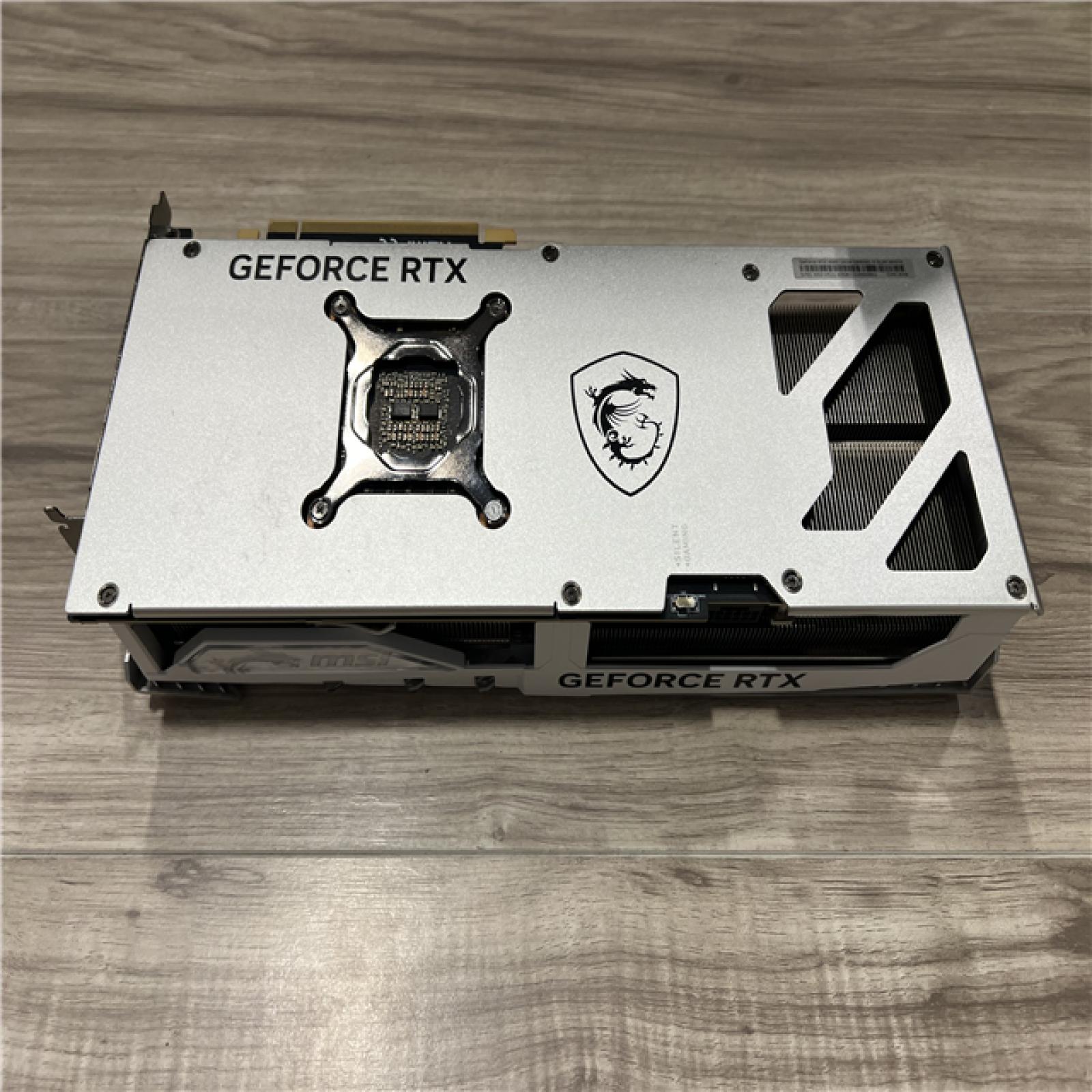 AS-IS MSI Gaming GeForce RTX 4080 16GB GDRR6X Graphics Card (RTX 4080 16GB Gaming X Slim White)
