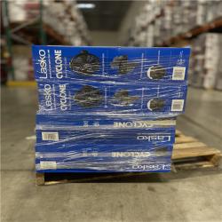 DALLAS LOCATION-NEW! Lasko Cyclone 20 in. 3 Speed Air Circulator Floor Fan for Home in Black Pallet (8 units)