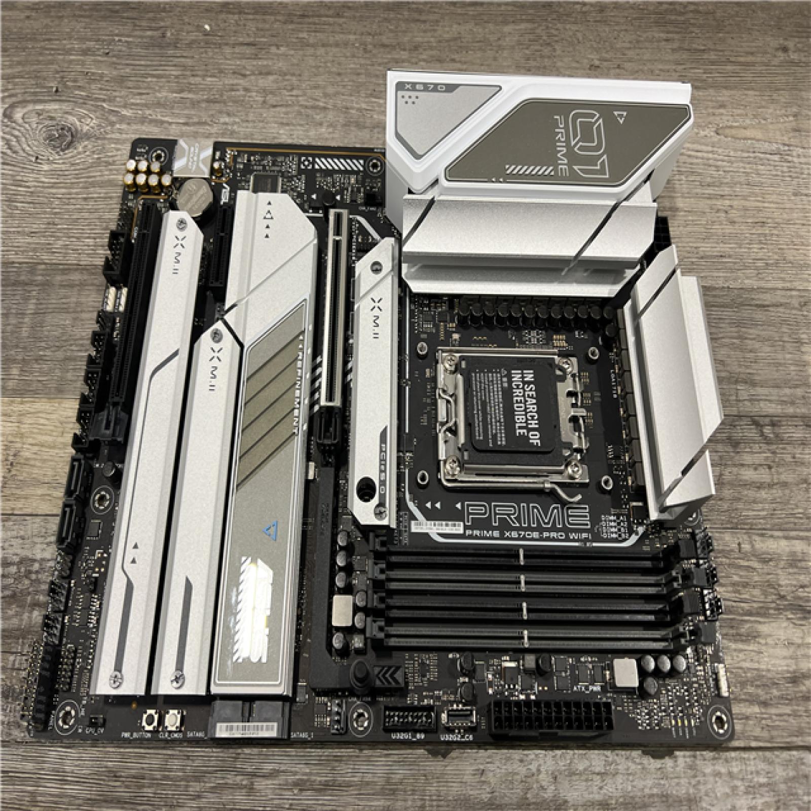 AS-IS ASUS X670E-PRO Prime WIFI AMD AM5 ATX Motherboard