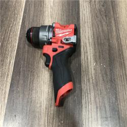 AS-IS Milwaukee  FUEL 12V Lithium-Ion Brushless Cordless 1/2 in. Hammer Drill (Tool-Only)