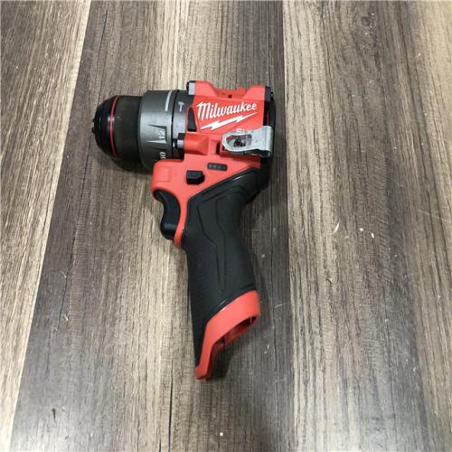 AS-IS Milwaukee  FUEL 12V Lithium-Ion Brushless Cordless 1/2 in. Hammer Drill (Tool-Only)