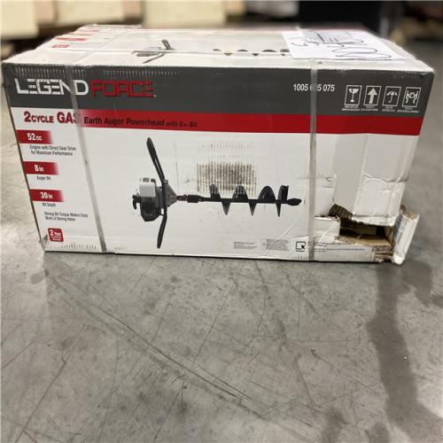 NEW! - Legend Force 52 cc 2-Cycle Gas Powered 1-Man Earth Auger with 8 in. Bit