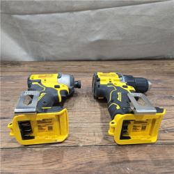 AS-IS DEWALT ATOMIC 20-Volt MAX Lithium-Ion Cordless Combo Kit (2-Tool) with (2) 2.0Ah Batteries, Charger and Bag