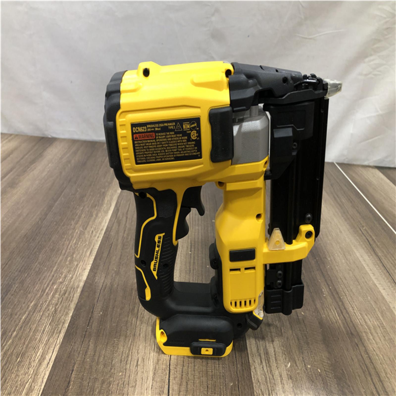 AS-IS DEWALT ATOMIC 20V MAX Lithium Ion Cordless 23 Gauge Pin Nailer (Tool Only)