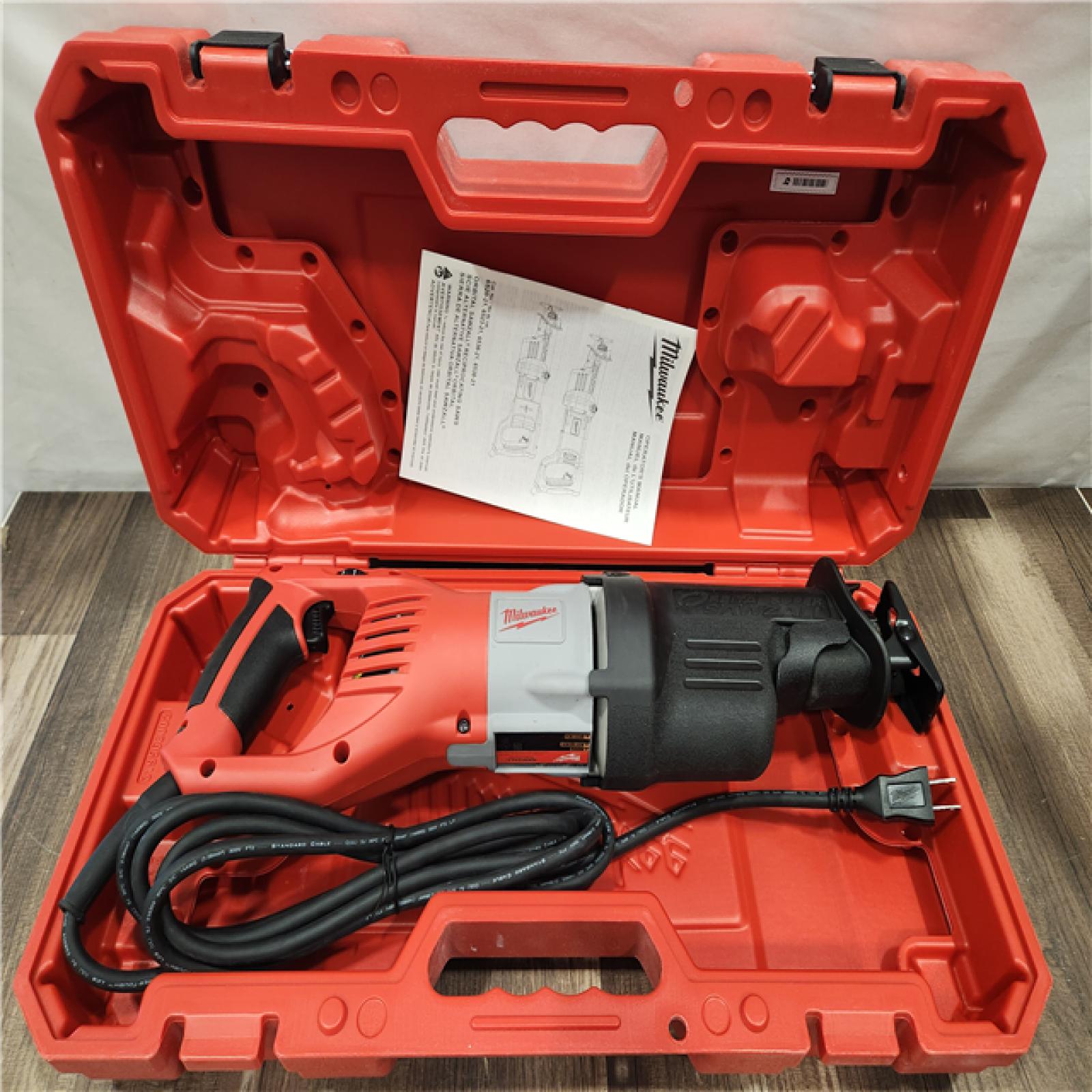 AS-IS- Milwaukee 15.0 Amp Super Sawzall Reciprocating Saw with Carrying Case