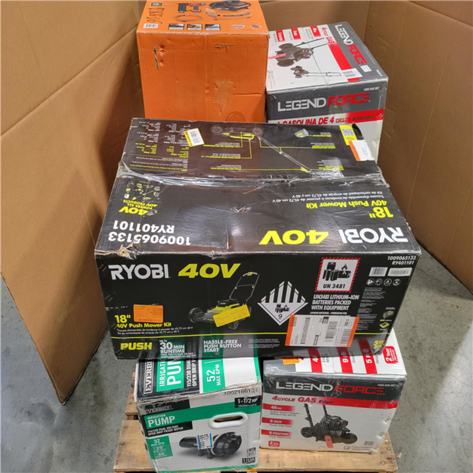 CALIFORNIA AS-IS OUTDOOR POWER EQUIPMENT