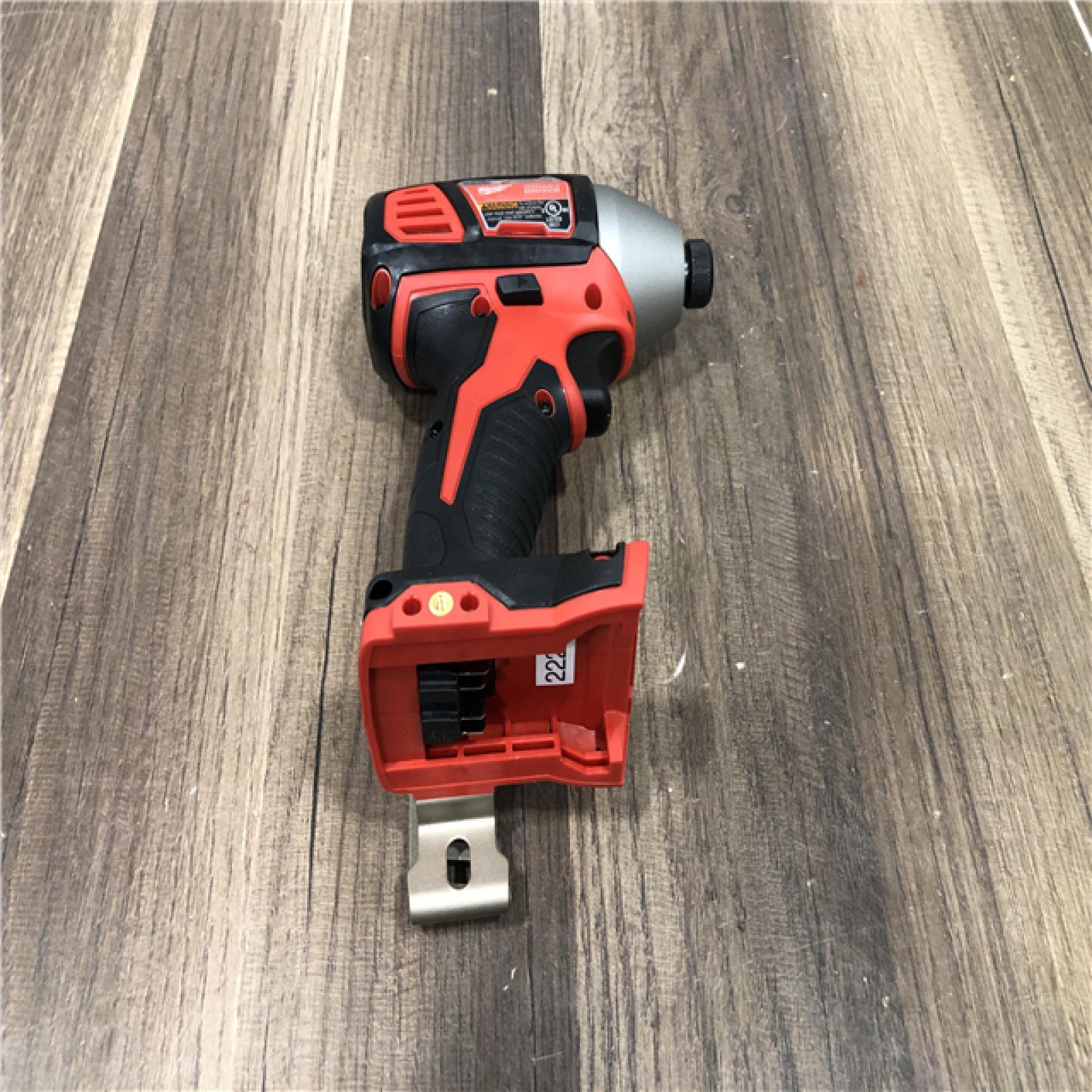 AS-IS Milwaukee M18 18V Lithium-Ion Cordless 1/4 in. Hex Impact Driver (Tool-Only)