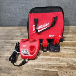 HOUSTON LOCATION - AS-IS Milwaukee FUEL 12-Volt Lithium-Ion Brushless Cordless Hammer Drill and Impact Driver Combo Kit