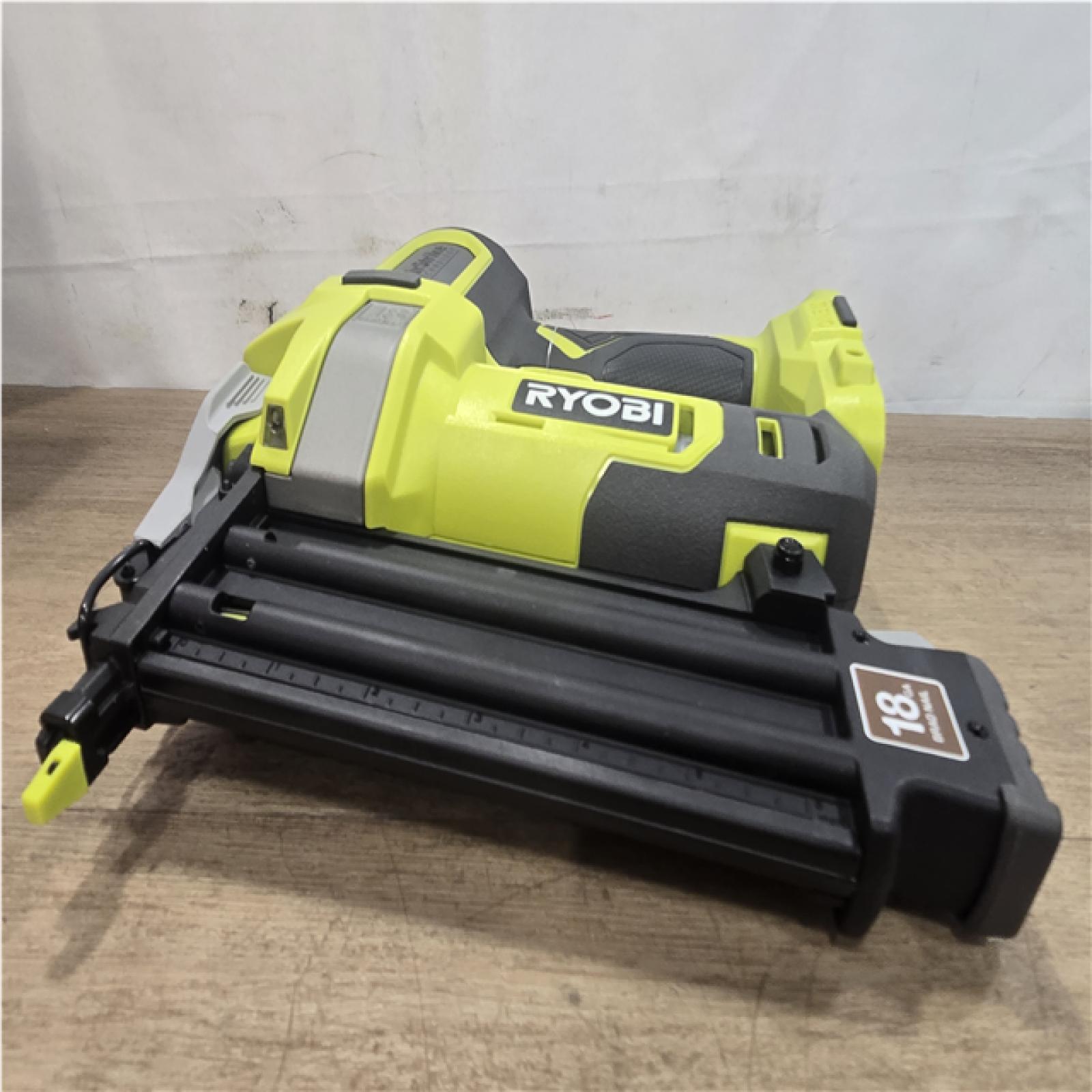 AS-IS RYOBI ONE+ 18V 18-Gauge Cordless AirStrike Brad Nailer (Tool Only)