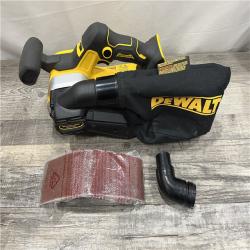 AS-IS DEWALT 20V MAX* XR Brushless Cordless Belt Sander (Tool-Only)