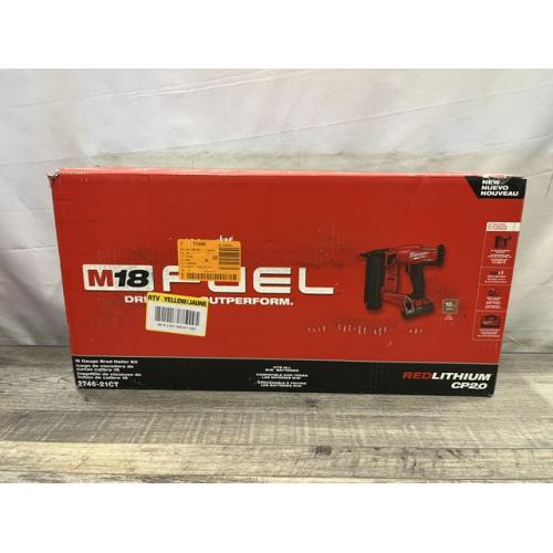 NEW - Milwaukee FUEL GEN II 18-Volt 18-Gauge Lithium-Ion Brushless Cordless Brad Nailer Kit