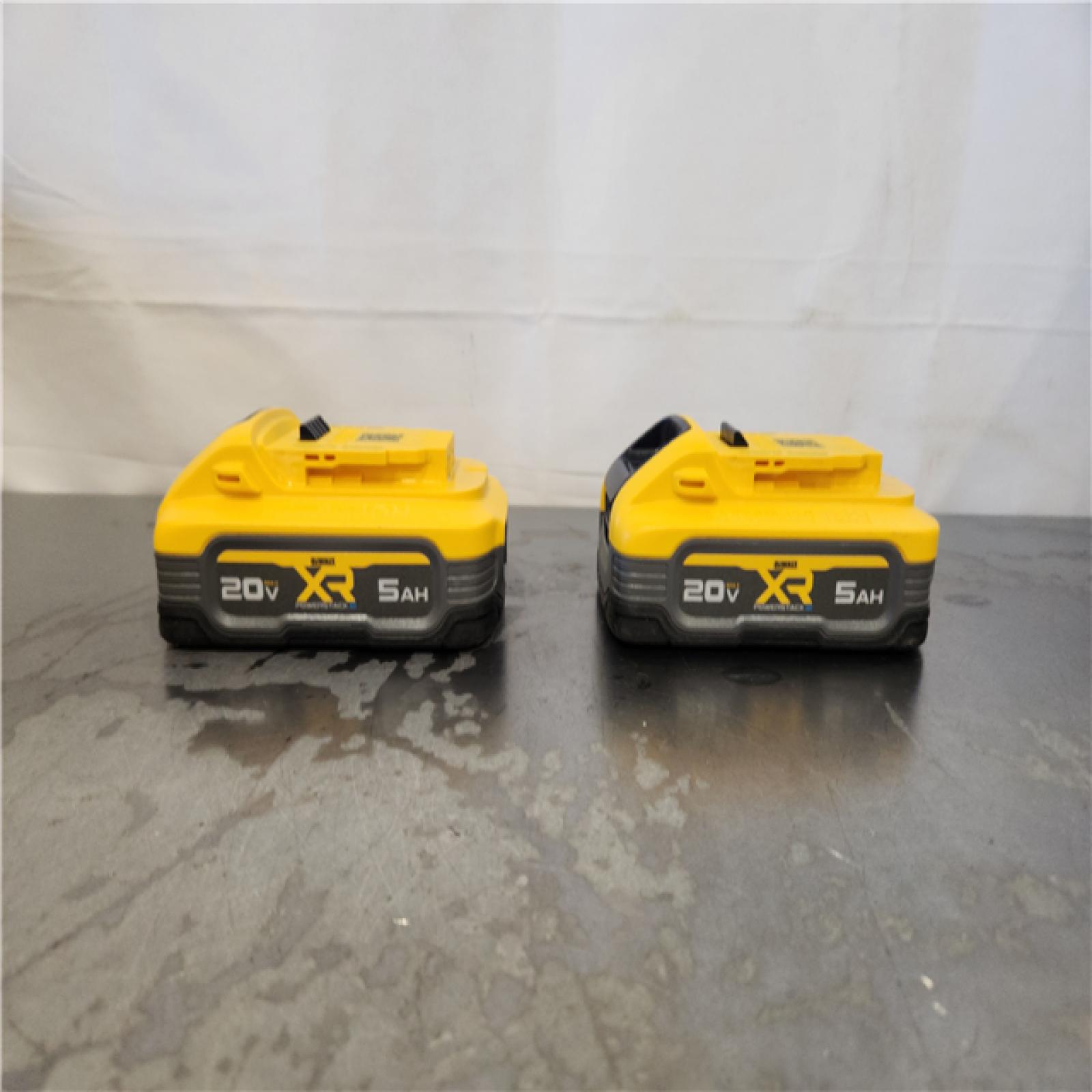 AS-IS- Dewalt Max Powerstack Li-Ion Battery  20V  5.0 Ah  (QUANTY 6)