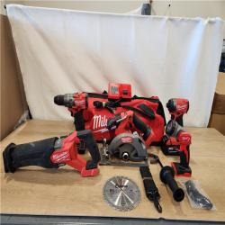 AS-IS- Milwaukee Tool M18 FUEL 5-Tool Combo Kit