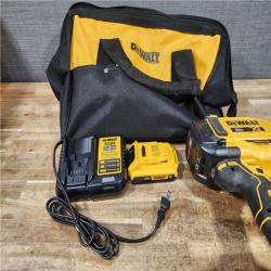HOUSTON LOCATION - AS - IS DEWALT 20V MAX Lithium-Ion 15-Degree Electric Cordless Roofing Nailer Kit