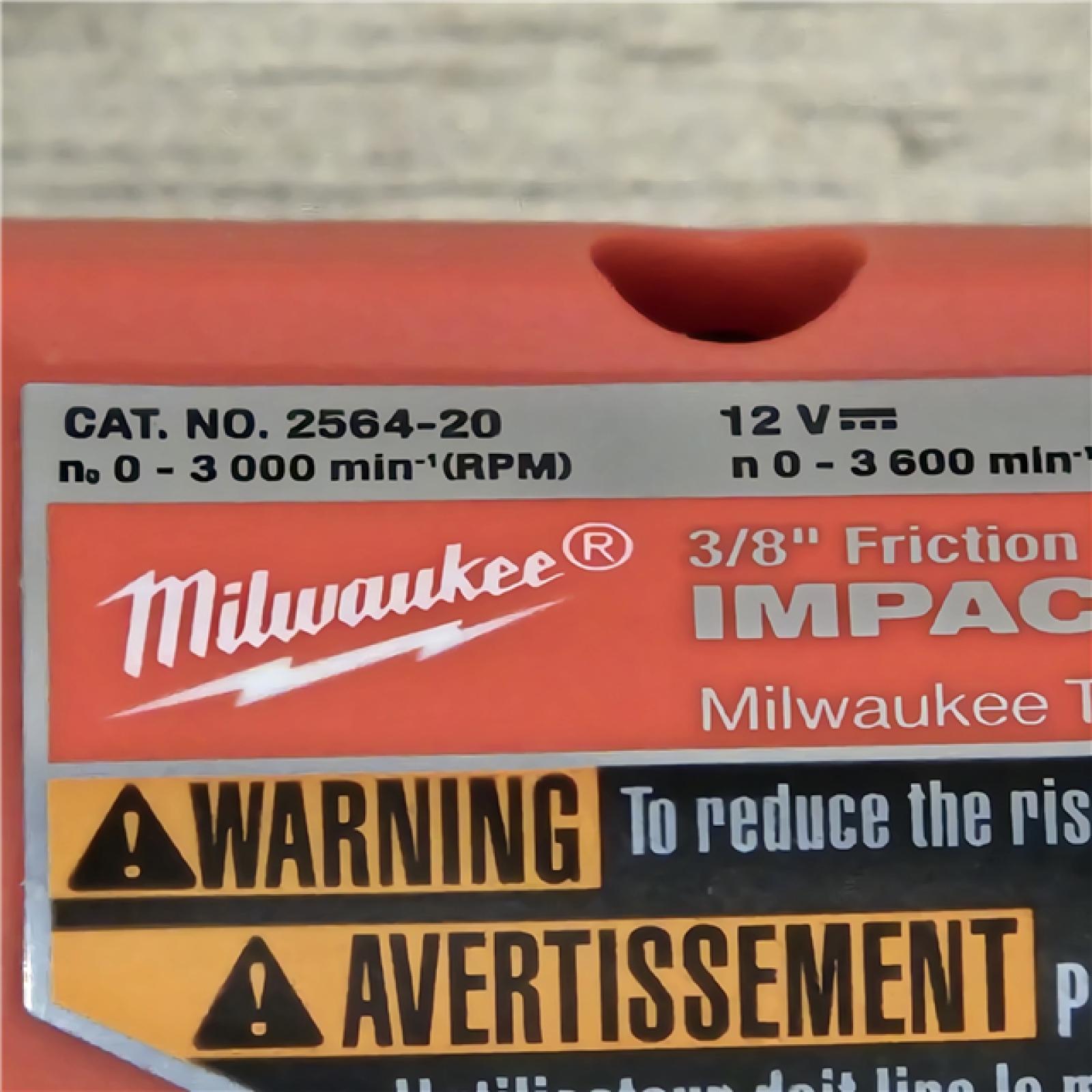 AS-IS Milwaukee 2564-20 M12 FUEL 12V Cordless 3/8 in. Right Angle Impact Wrench (Tool-Only)