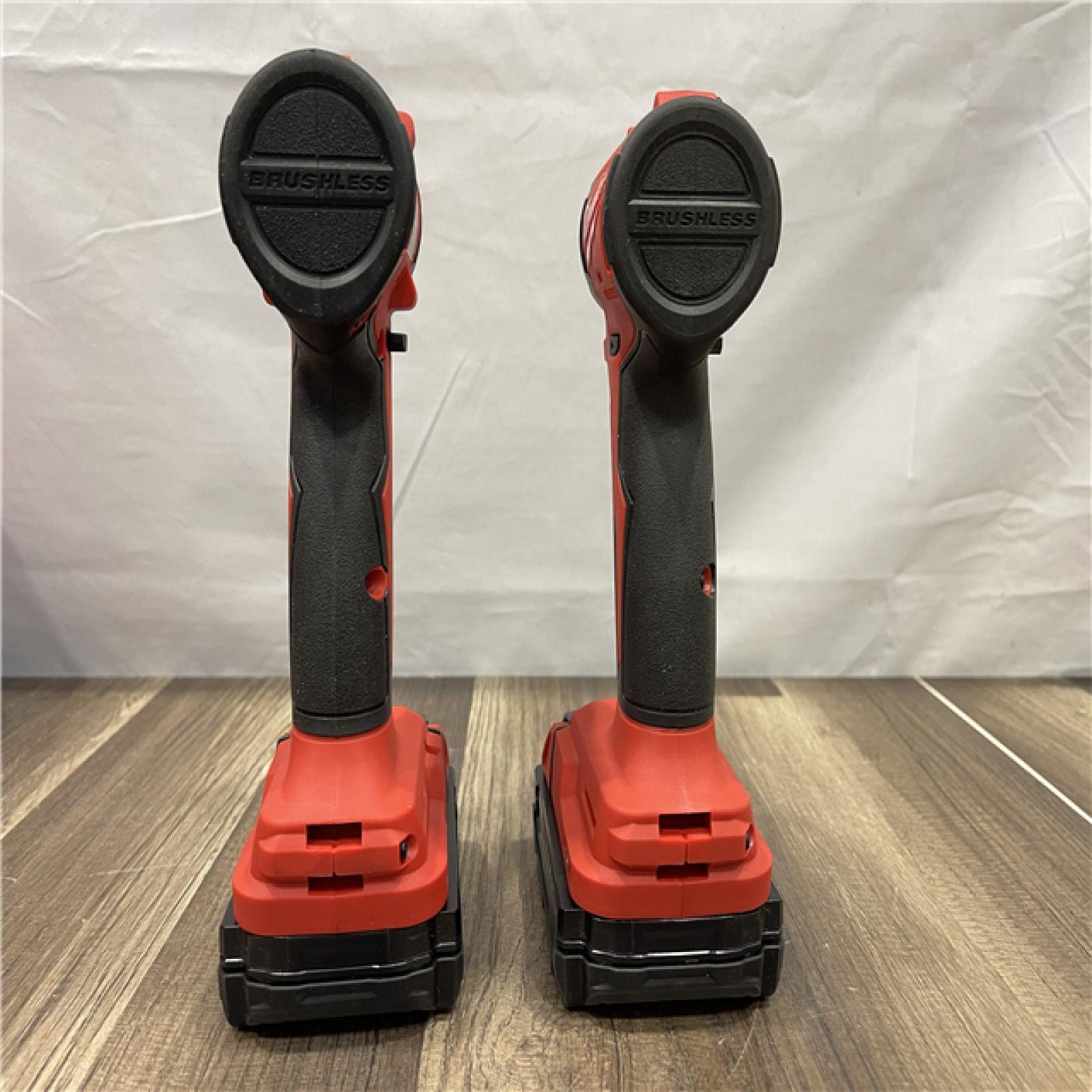 AS-IS Milwaukee M18 18V Lithium-Ion Brushless Cordless Compact Drill/Impact Combo Kit