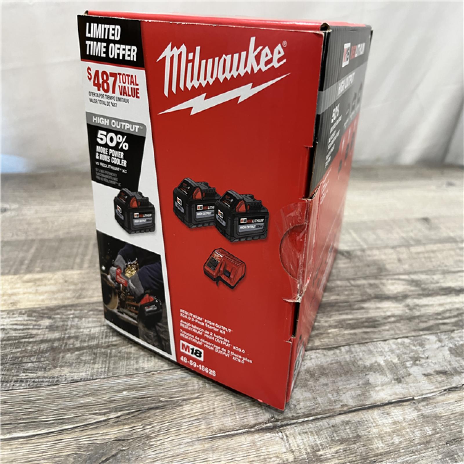 NEW - Milwaukee 18-Volt Lithium-Ion High Output Starter Kit