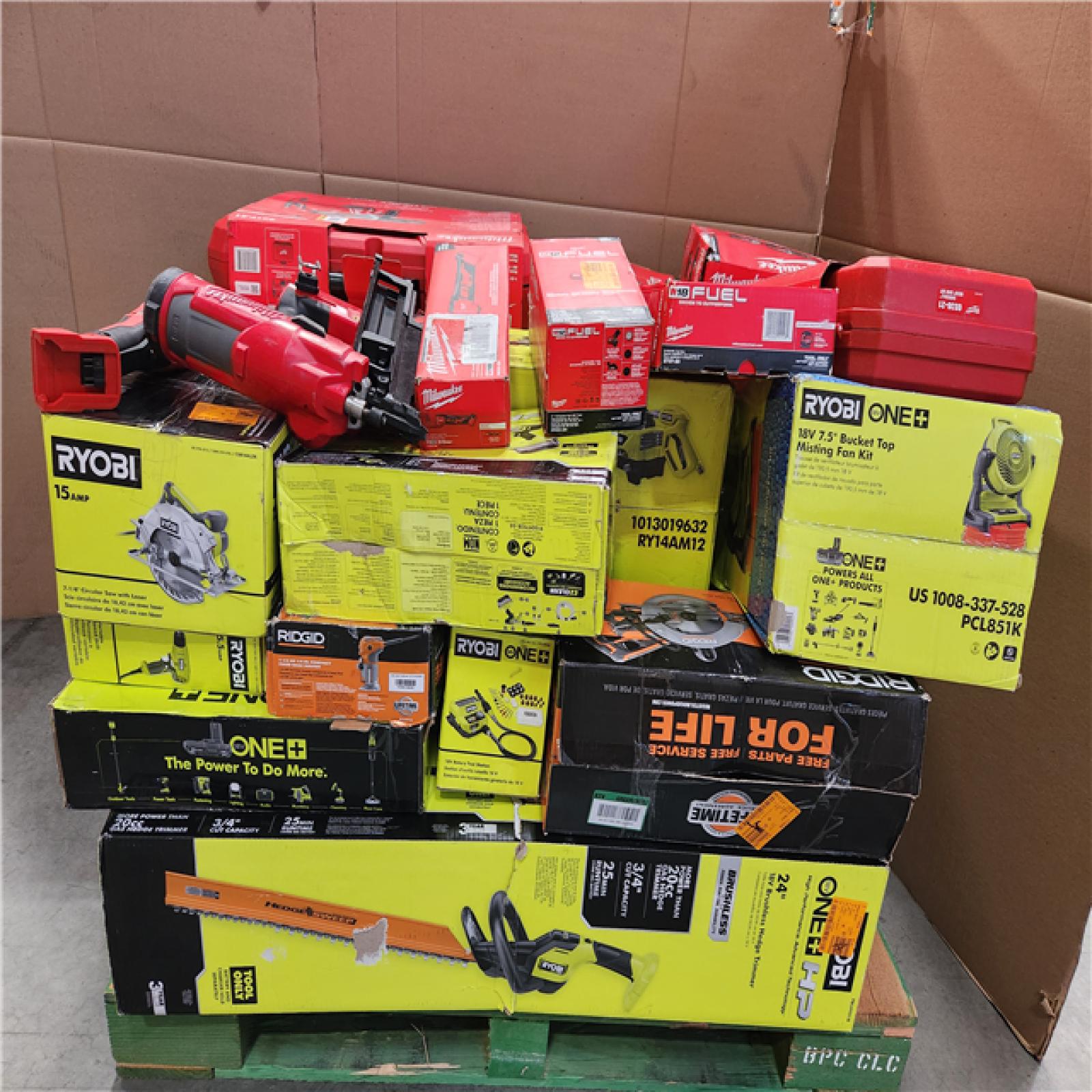 CALIFORNIA AS-IS TOOL PALLET