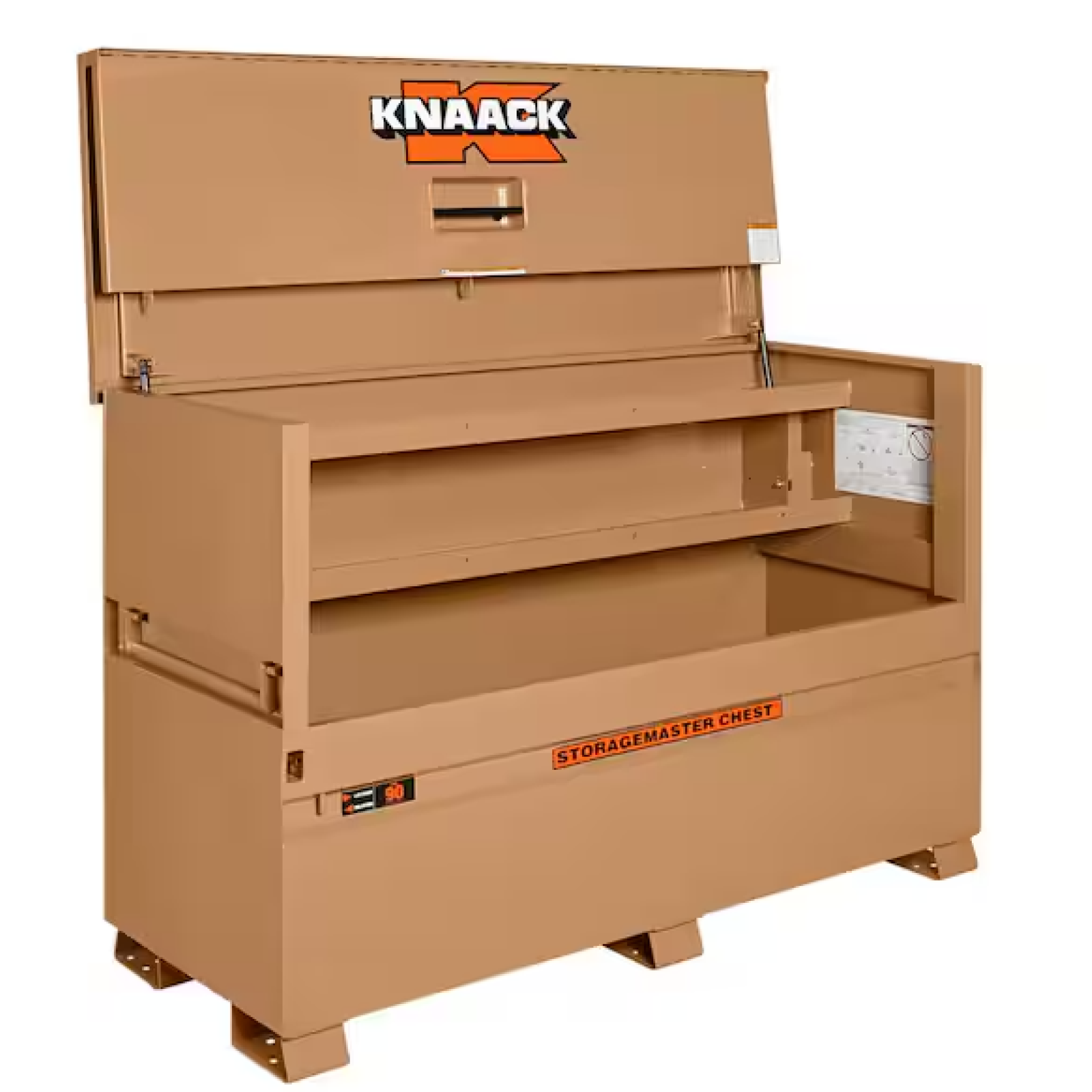 DALLAS LOCATION- KNAACK 49 in. W x 30 in. L x 72 in. H, Steel Jobsite Storage Piano Box with Lock